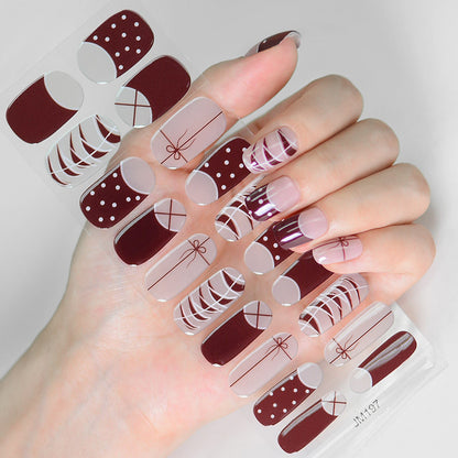 Semi-Cured UV Gel Nail Stickers