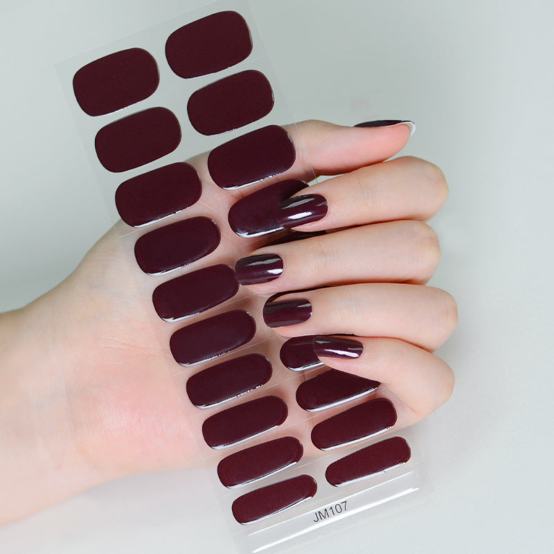 Semi-Cured UV Gel Nail Stickers