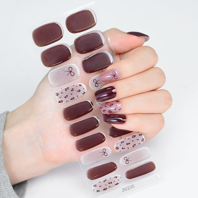 Semi-Cured UV Gel Nail Stickers