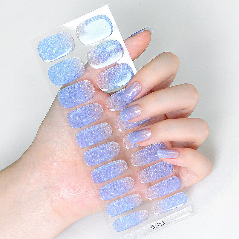 Semi-Cured UV Gel Nail Stickers