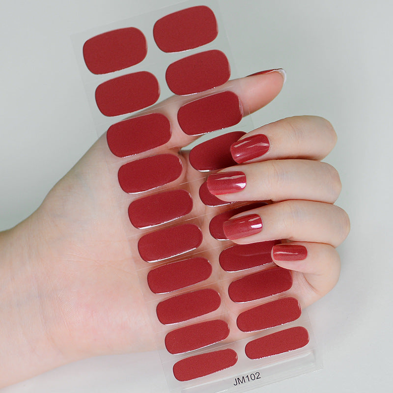 Semi-Cured UV Gel Nail Stickers