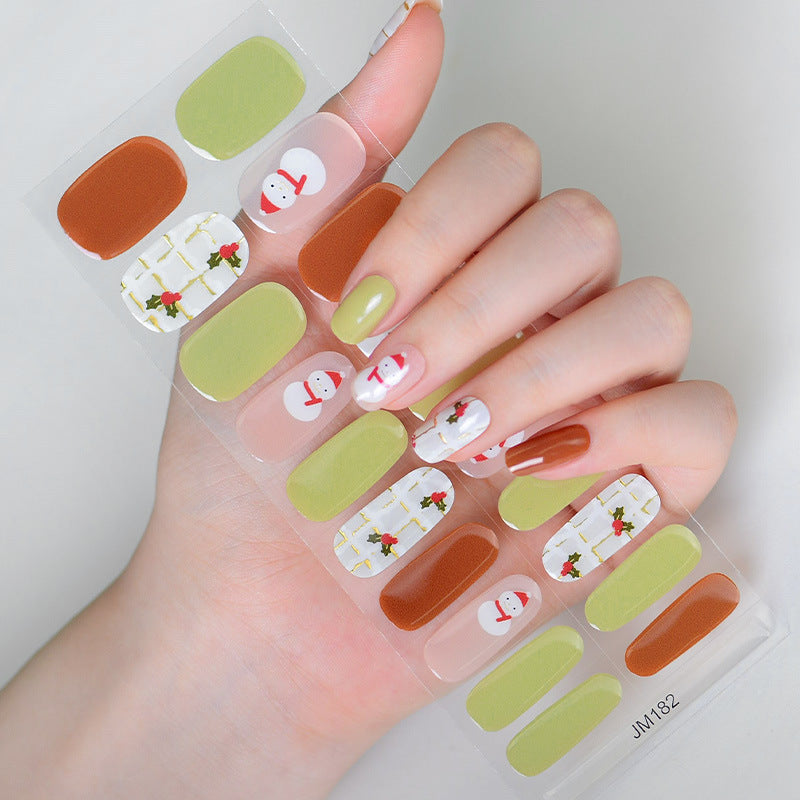 Semi-Cured UV Gel Nail Stickers