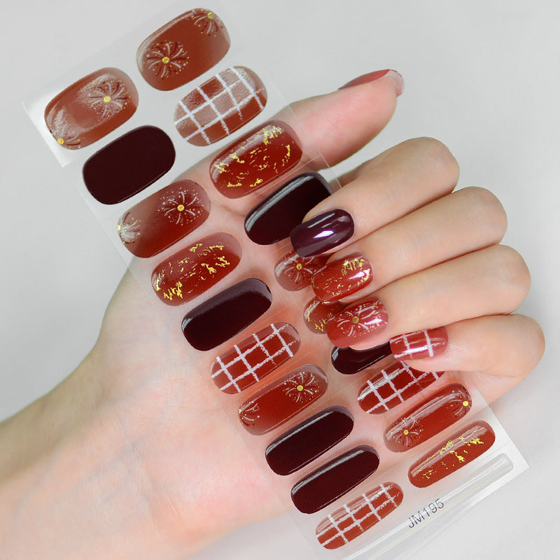 Semi-Cured UV Gel Nail Stickers