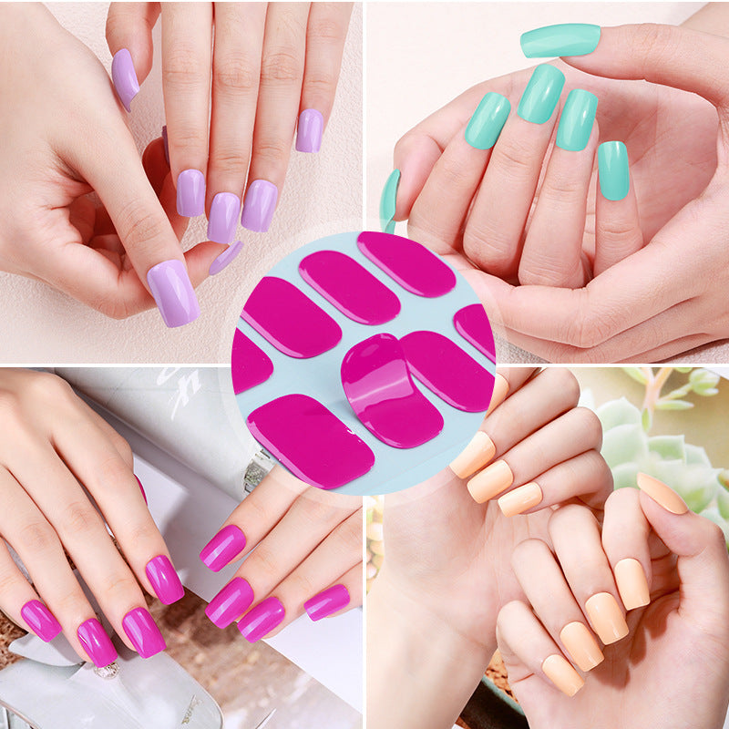 Semi-Cured UV Gel Nail Stickers