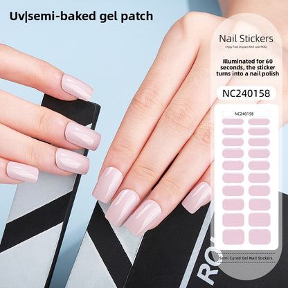 Semi-Cured UV Gel Nail Stickers
