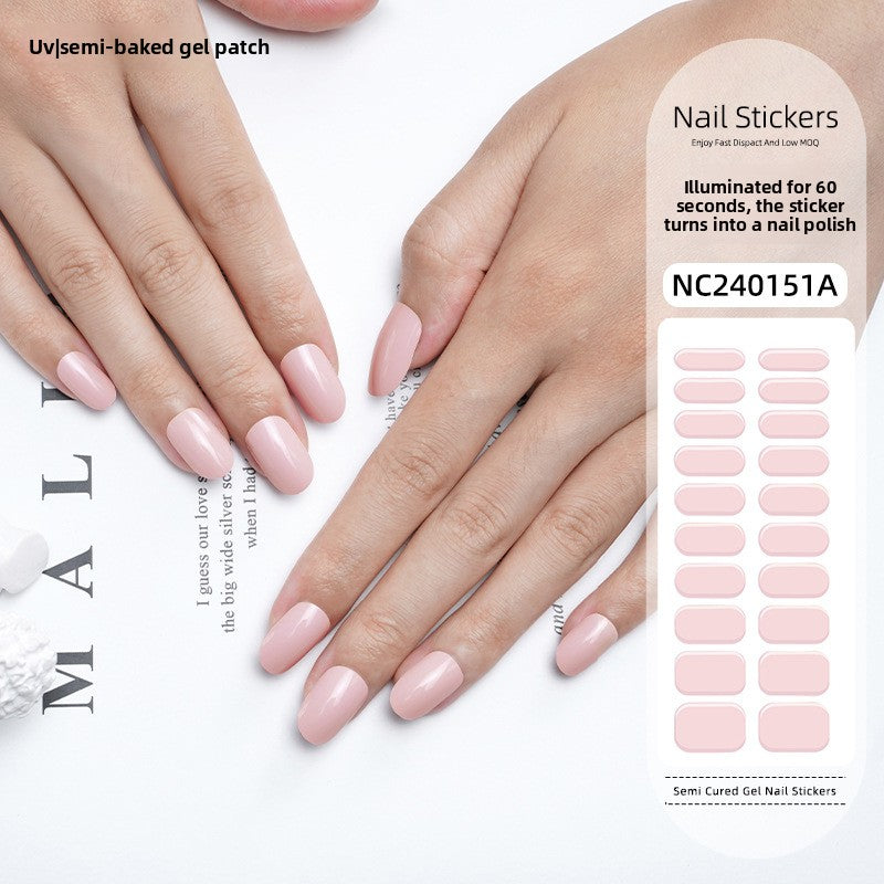 Semi-Cured UV Gel Nail Stickers