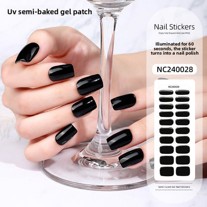 Semi-Cured UV Gel Nail Stickers
