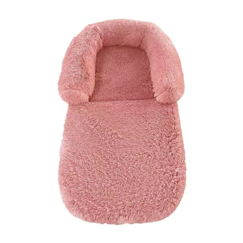 Semi-Enclosed Cat Bed Warm Pet Nest