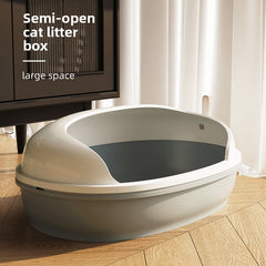 Extra large yellow cat litter box 002a