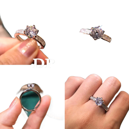 Semi-morganite ring