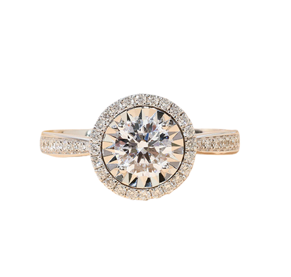 Semi-morganite ring