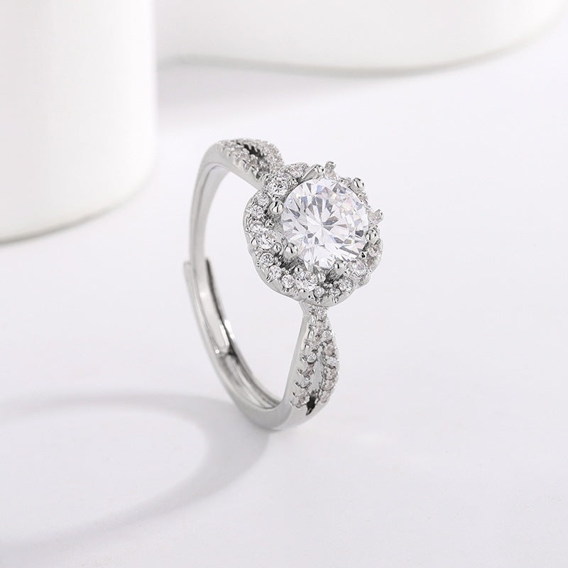 Semi-morganite ring
