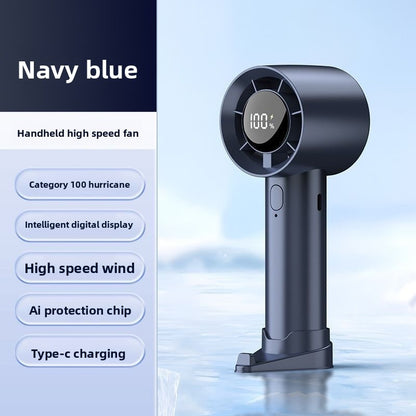 Semiconductor Cooling Handheld Fan with Digital Display