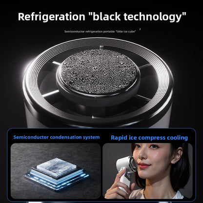 Semiconductor Cooling Handheld Fan with Digital Display