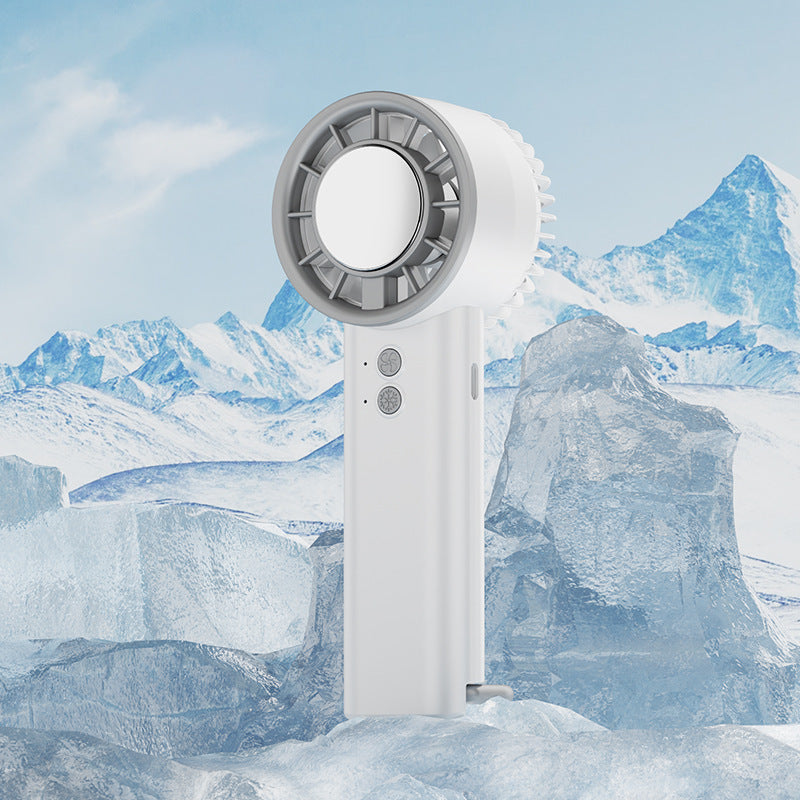 Semiconductor Cooling Handheld Fan with Digital Display