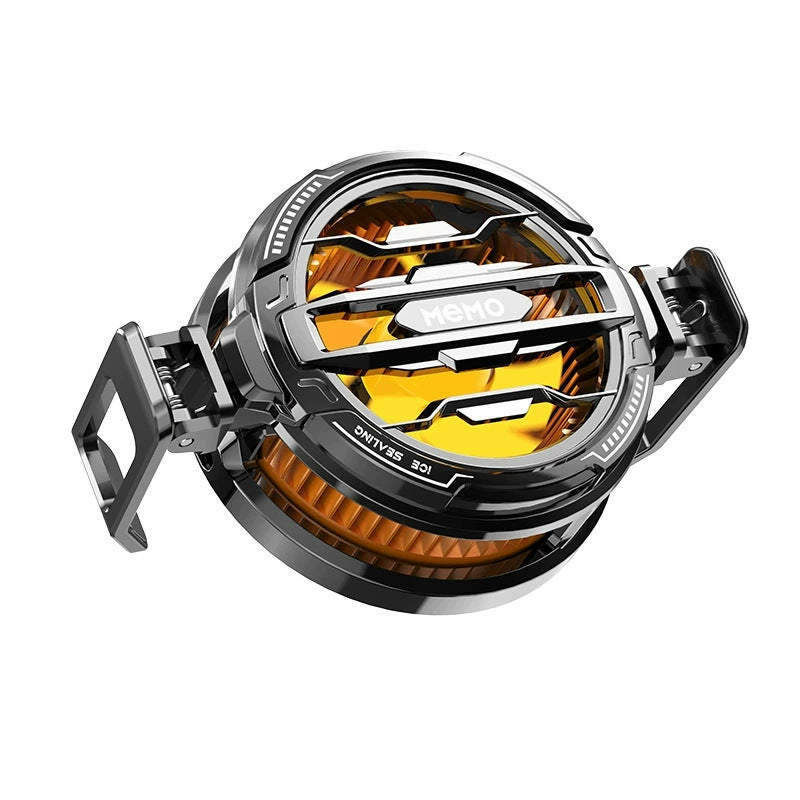 Semiconductor Phone Cooler with Magnetic Clip and Digital Display