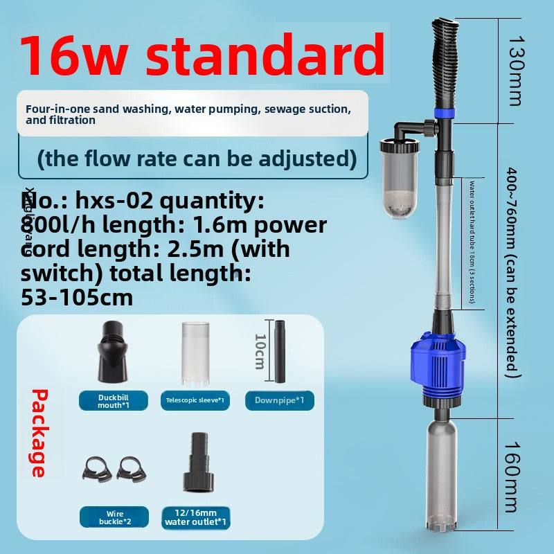 Sensen Electric Aquarium Sand Washer and Water Pump