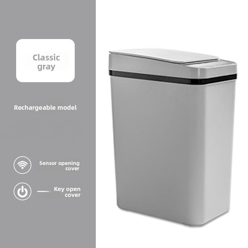 Sensor Automatic Trash Can with Lid