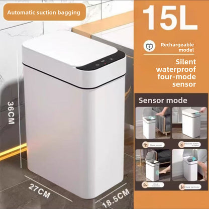 Sensor Automatic Trash Can with Lid