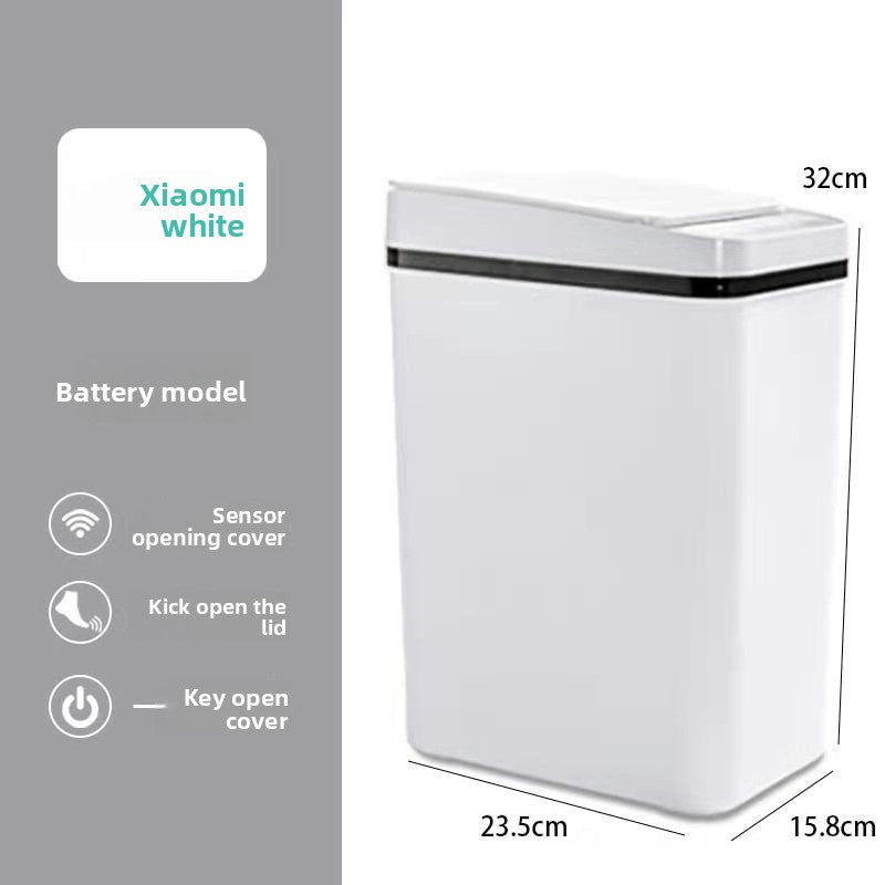 Sensor Automatic Trash Can with Lid