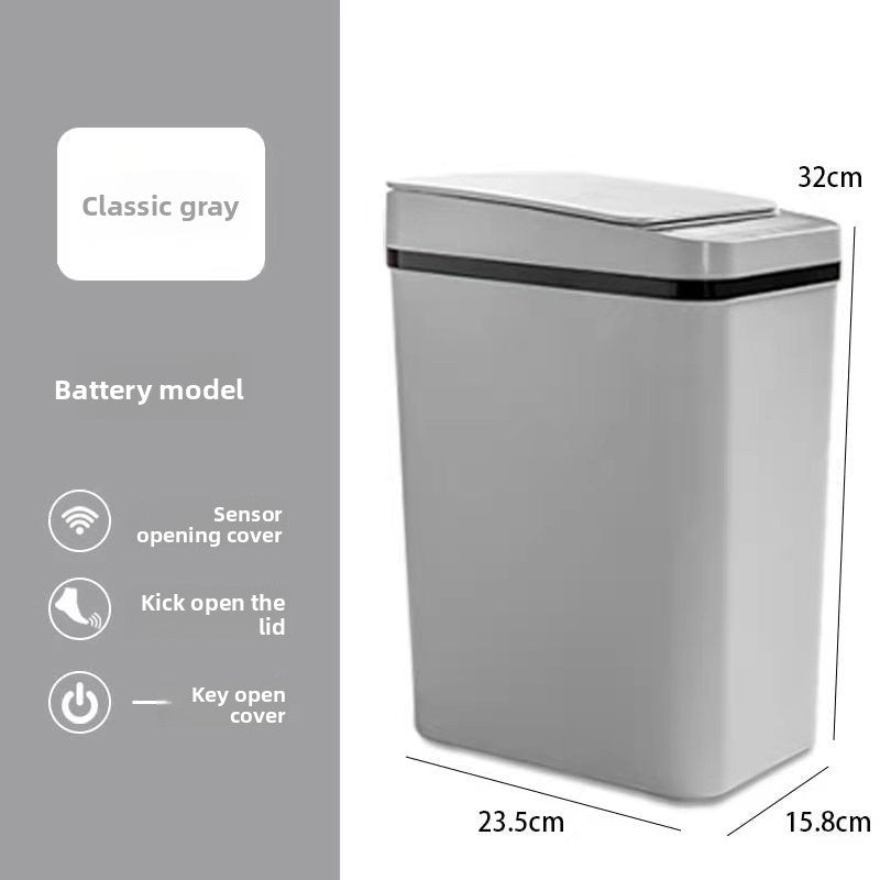 Sensor Automatic Trash Can with Lid
