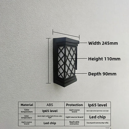 Sensor LED Wall Light with Motion Detection
