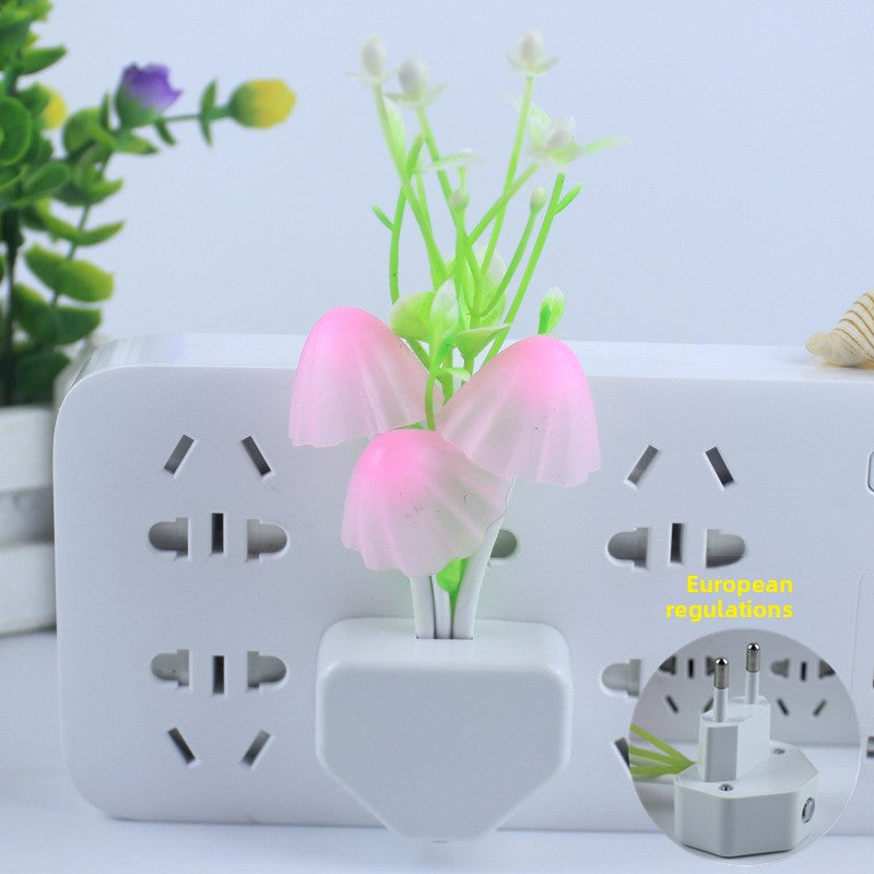 Sensor Night Light with Flower Design