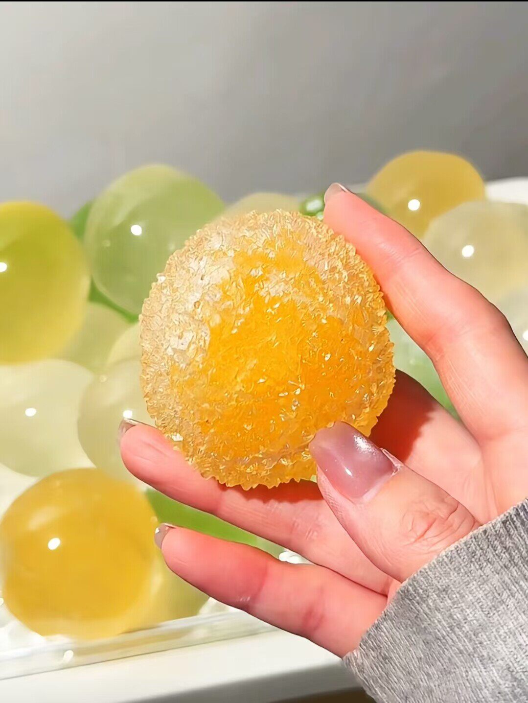Sensory Stress Relief Squishy Ball with Squeaky Sound