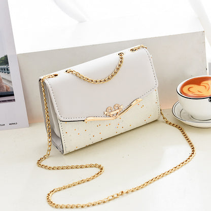 Sequin Chain Crossbody Bag