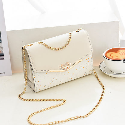 Sequin Chain Crossbody Bag