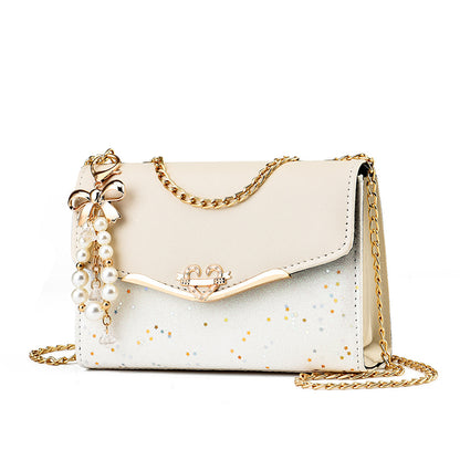 Sequin Chain Crossbody Bag