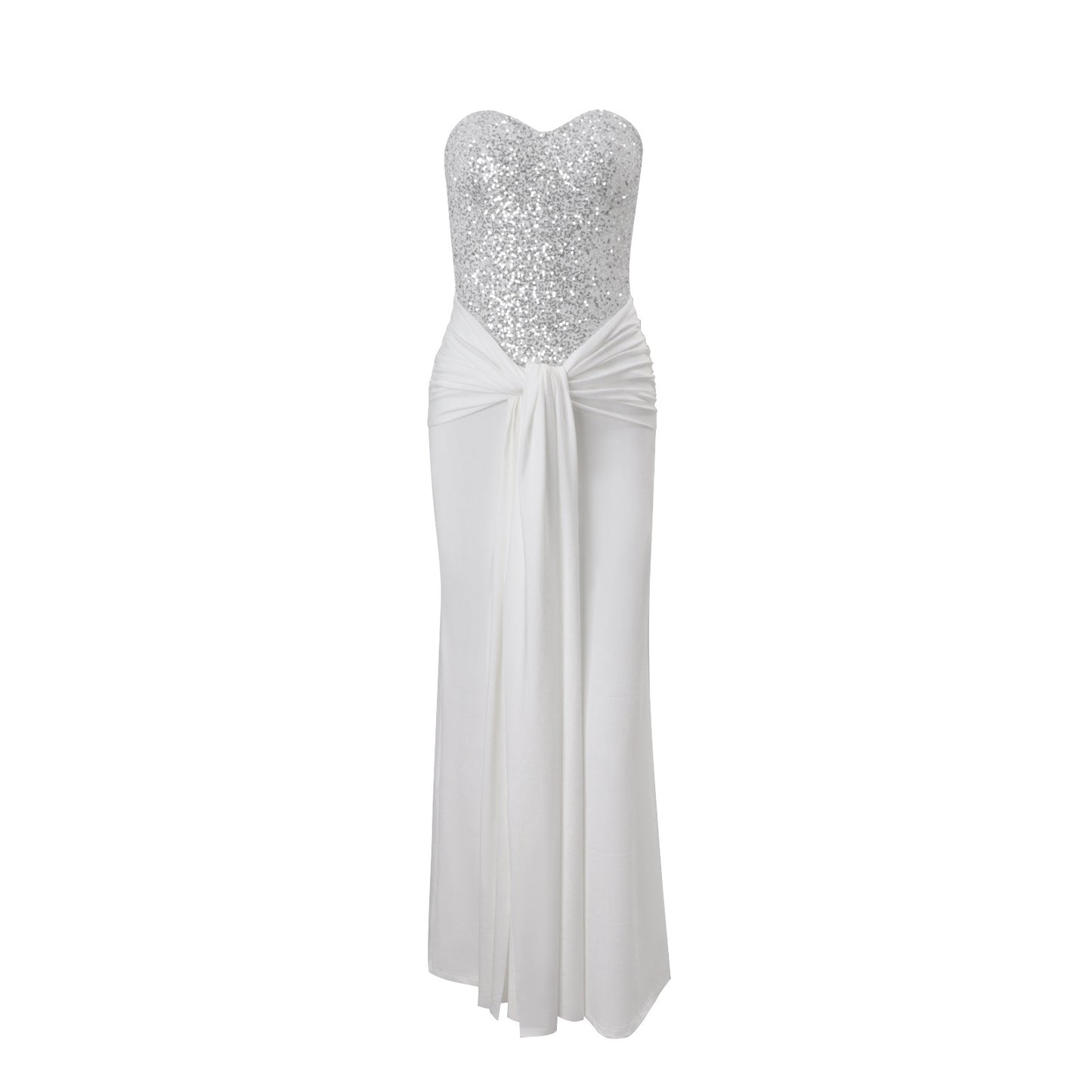 Sequin Wrap Bodycon Dress