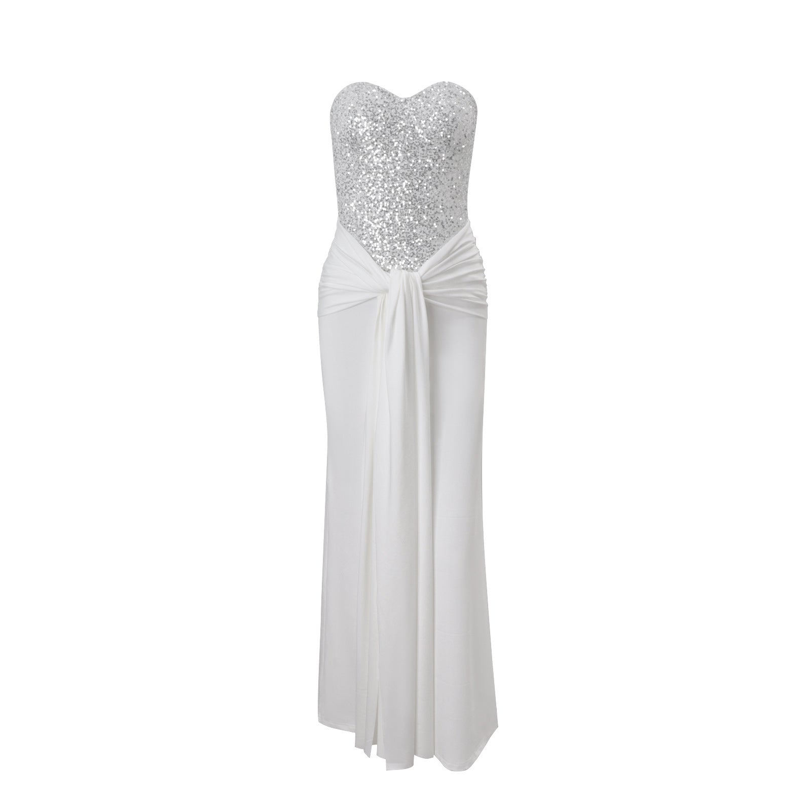 Sequin Wrap Bodycon Dress