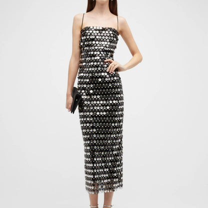 Sequined evening dress