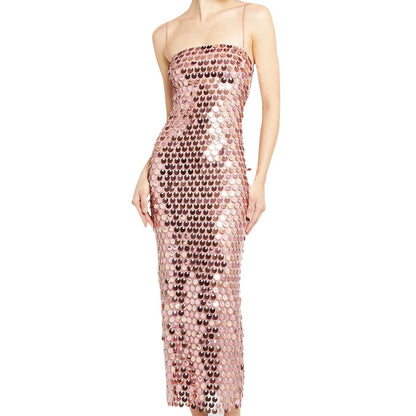 Sequined evening dress