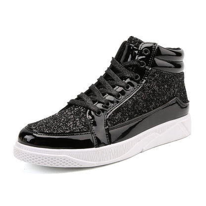 Sequined stage shoes