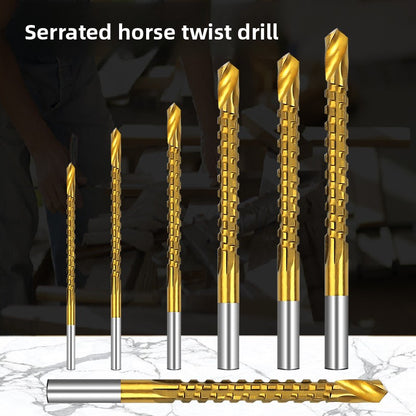Serrated Twist Drill Bits for Woodworking