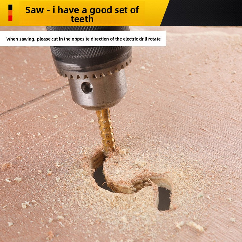 Serrated Twist Drill Bits for Woodworking