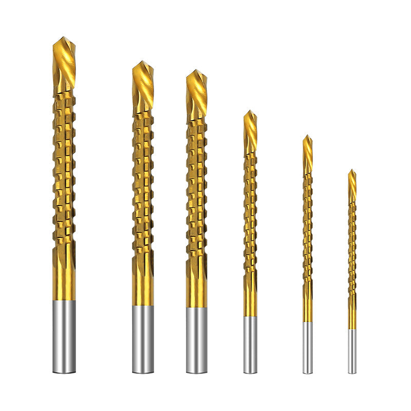 Serrated Twist Drill Bits for Woodworking