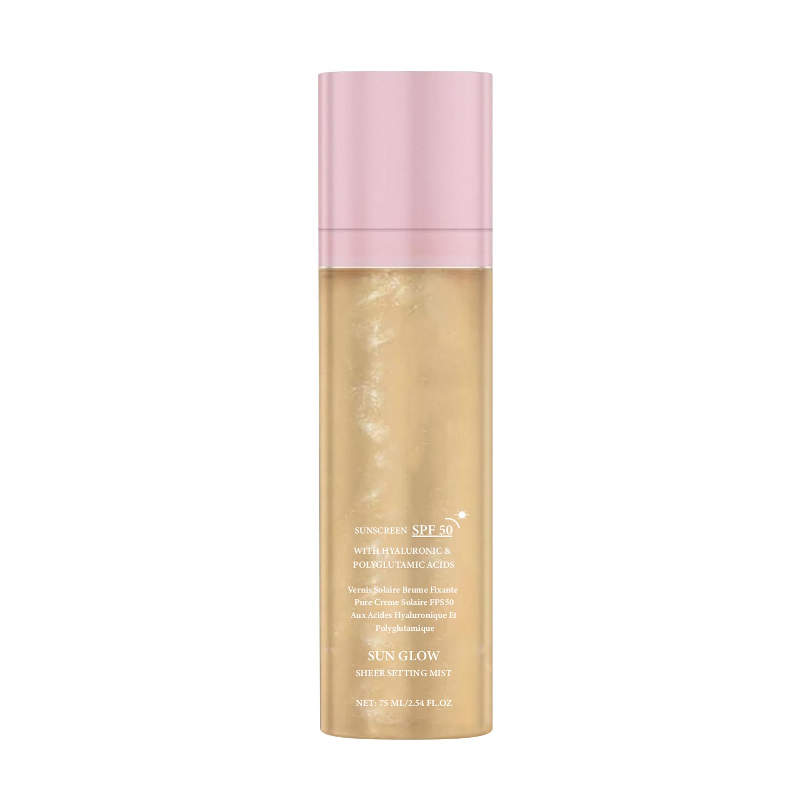Setting spray sunscreen