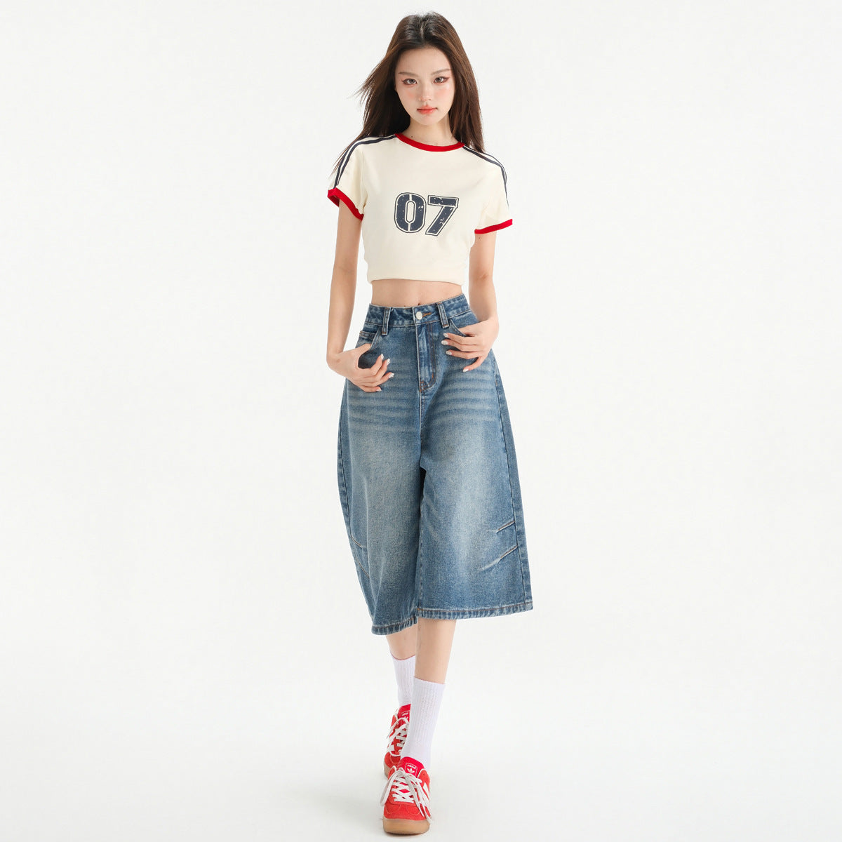 Seven-Foot Wide-Leg Jeans