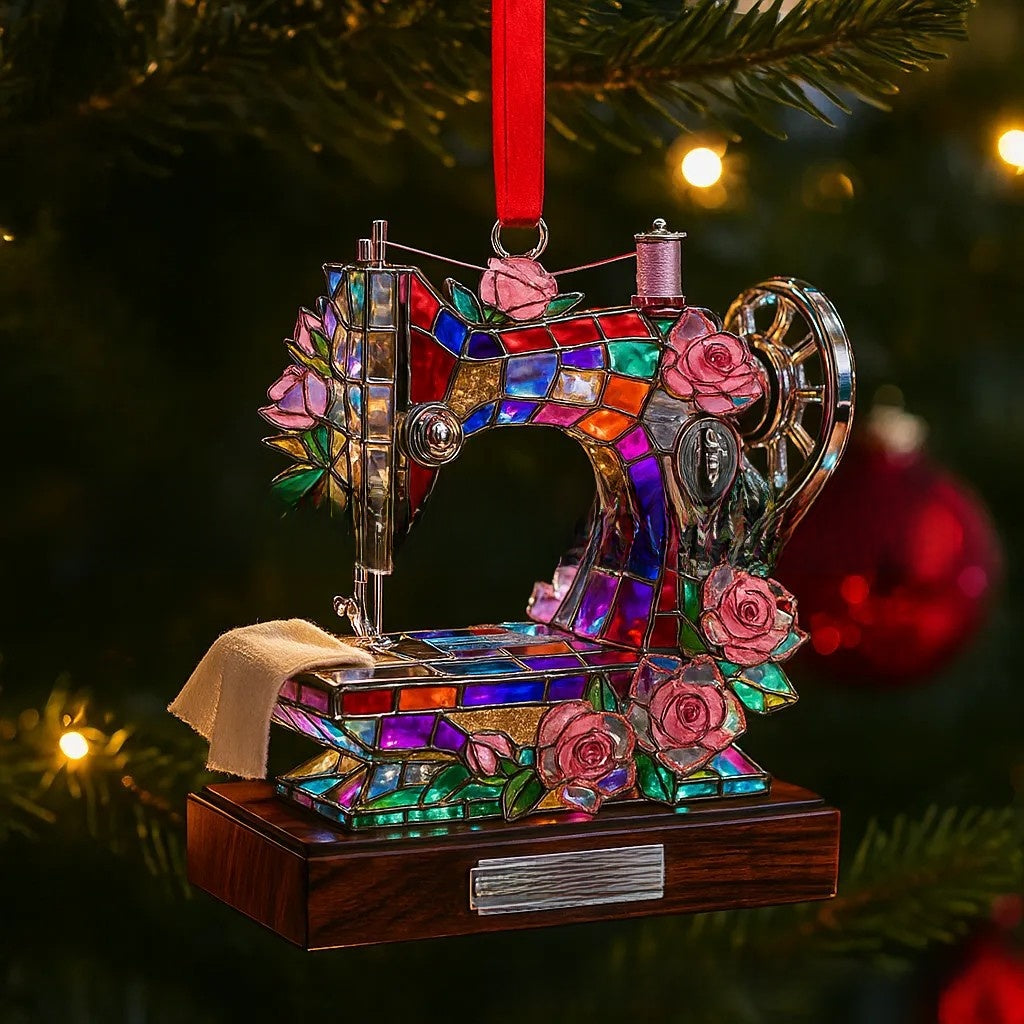 Sewing Machine Christmas Ornament Decoration