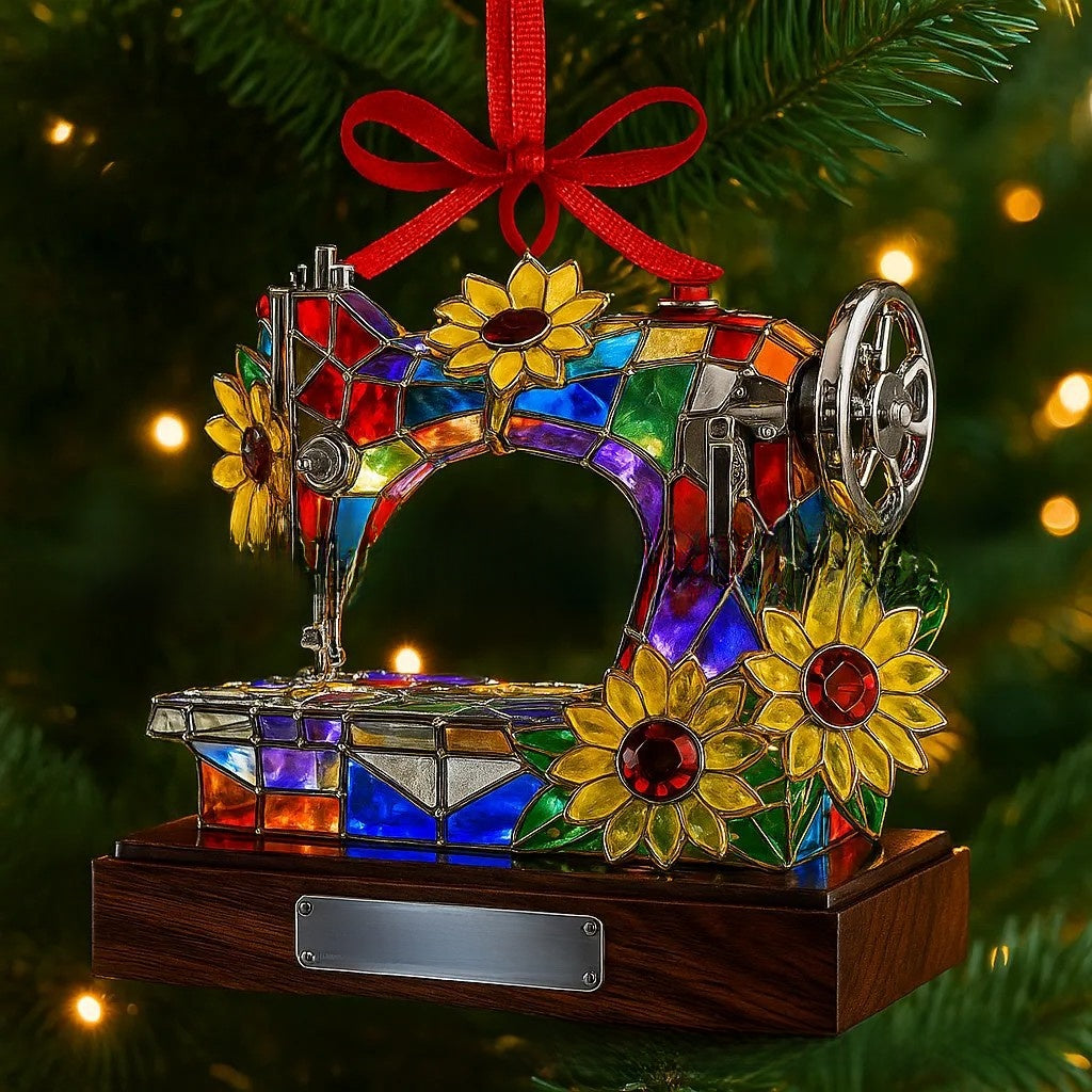 Sewing Machine Christmas Ornament Decoration