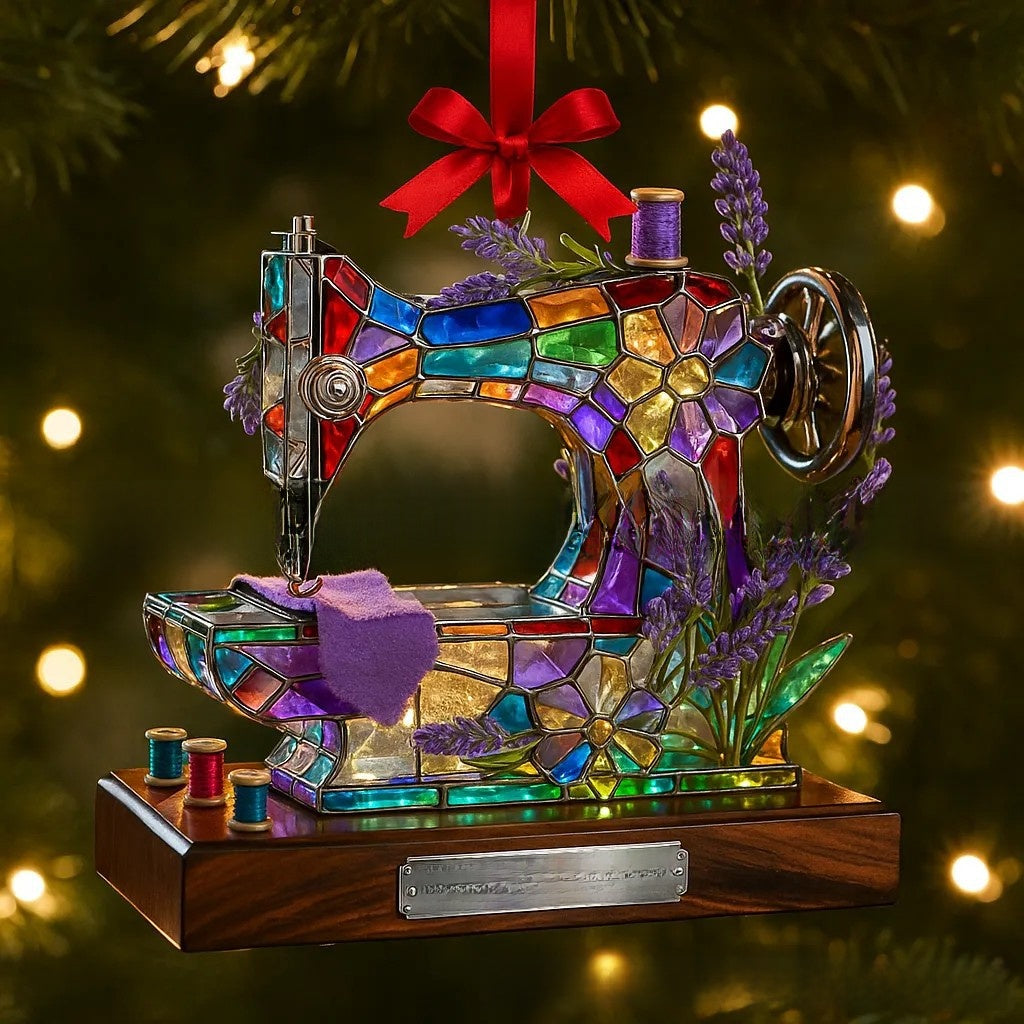 Sewing Machine Christmas Ornament Decoration