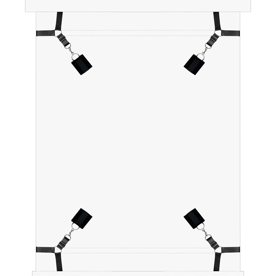 Sexual sleep bed straps