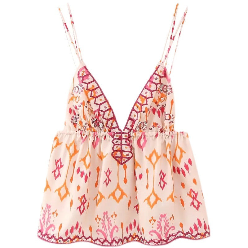 Sexy Backless Vest Suspender