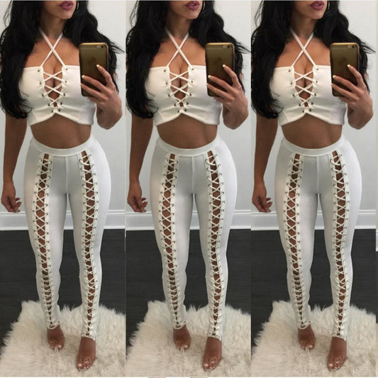 Sexy Front Corn Strap Leggings