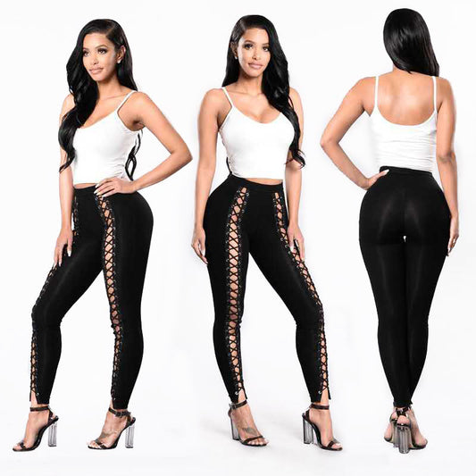 Sexy Front Corn Strap Leggings