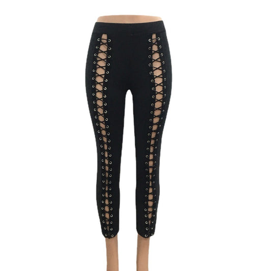 Sexy Front Corn Strap Leggings