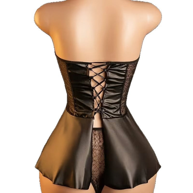 Sexy Front Tie Shapewear Dress